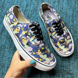 RARE Vans x Disney Princess Jasmine Authentic Sneakers Limited Edition Women 9.5